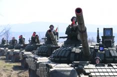 Тактичка обука тенкиста Војске Србије