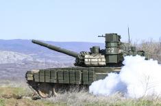 Тактичка обука тенкиста Војске Србије