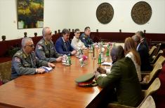 Minister Gašić meets with Angolan Minister of National Defence Lúcio Amaral