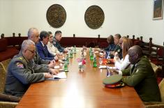 Minister Gašić meets with Angolan Minister of National Defence Lúcio Amaral
