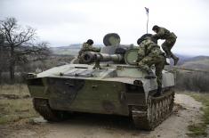 Теренска обука сталног састава Команде за обуку и војника на служењу војног рока