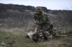 Теренска обука сталног састава Команде за обуку и војника на служењу војног рока