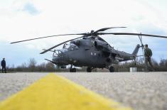 Борбена обука пилота хеликоптера Војске Србије