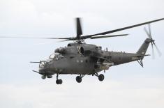 Борбена обука пилота хеликоптера Војске Србије