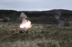 Теренска обука сталног састава Команде за обуку и војника на служењу војног рока