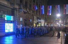  Guard Representative Band on Parade in Belgrade