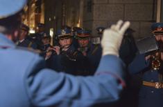  Guard Representative Band on Parade in Belgrade