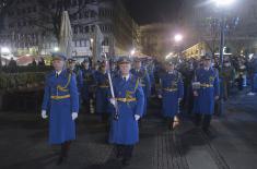  Guard Representative Band on Parade in Belgrade