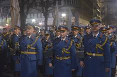  Guard Representative Band on Parade in Belgrade