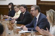 President Vučić meets with Azerbaijan’s Minister of Defence
