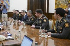 President Vučić meets with Azerbaijan’s Minister of Defence