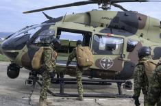 Обука у 63. падобранској бригади за скокове новим падобраном