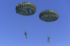 Youngest SAF paratroopers perform first parachute jumps