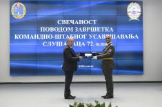 Завршено школовање 72. класе Командно-штабног усавршавања