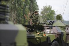 Увежбавање за војну параду „Снага јединства“