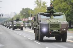 Увежбавање за војну параду „Снага јединства“