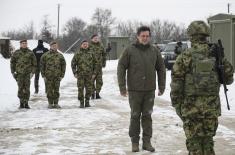 Министар Гашић у Копненој зони безбедности 