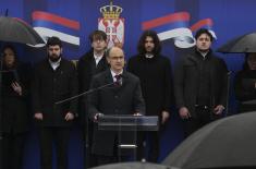 Централна државна церемонија у Орашцу поводом Сретења