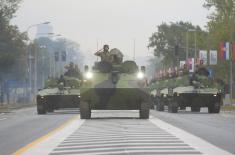 Увежбавање за војну параду „Снага јединства“