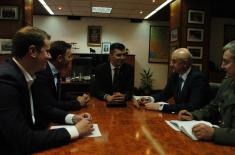 Sastanak ministra odbrane sa gradonačelnikom Beograda