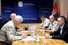 Minister of Defence meets with representatives of the of Military Pensioners