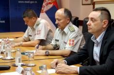 Minister of Defence meets with representatives of the of Military Pensioners