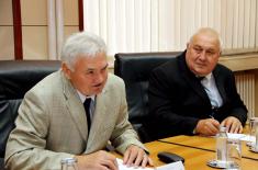 Minister of Defence meets with representatives of the of Military Pensioners