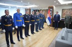 Minister Gašić presents promotion and appointment decrees