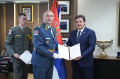 Minister Gašić presents promotion and appointment decrees