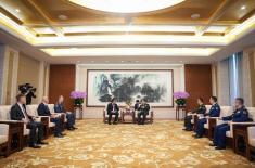 Састанак министра Гашића са потпредседником Централне војне комисије генералом Јоусјом