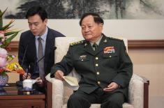 Састанак министра Гашића са потпредседником Централне војне комисије генералом Јоусјом