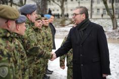 Председник Вучић обишао Одред војне полиције специјалне намене “Кобре”
