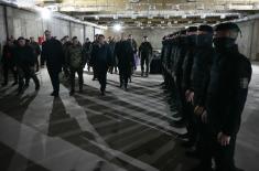 Председник Вучић обишао Одред војне полиције специјалне намене “Кобре”