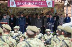 Министар Гашић на полагању заклетве војника генерације „јун 2026“ у Лесковцу