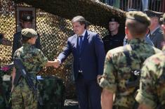Министар Гашић на полагању заклетве војника генерације „јун 2026“ у Лесковцу