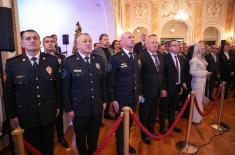 Пријем министра одбране и начелника Генералштаба поводом новогодишњих и божићних празника