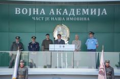 Генерална проба промоције најмлађих официра Војске Србије