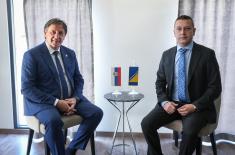Састанак министра Гашића и заменика министра одбране Босне и Херцеговине Гогановића