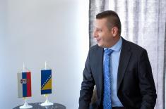 Састанак министра Гашића и заменика министра одбране Босне и Херцеговине Гогановића