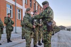 Припрема пешадијске чете за учешће у мировној операцији