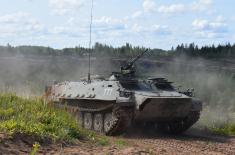 Members of the Serbian Armed Forces demonstrate high readiness in exercise in Russia