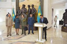 Visit to the Historical Museum of Kazakhstan and the University of Defence