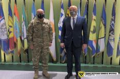 Pomoćnik ministra odbrane za materijalne resurse Miloradović u poseti Ministarstvu odbrane Kipra