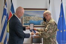 Assistant Minister for Material Resources Miloradović visits Cypriot Ministry of Defence