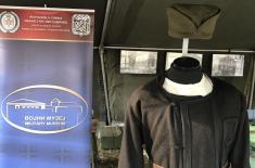 Human Resources Sector at weapons and military equipment display