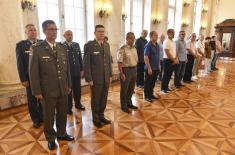 Members of Ministry of Defence and Serbian Armed Forces receive apartment keys