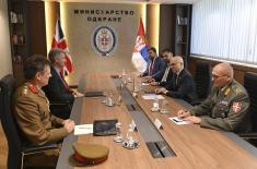 Састанак министра Вучевића са новоименованим амбасадором Уједињеног Краљевства Велике Британије и Северне Ирске