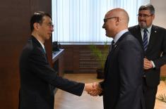 Састанак министра Вучевића са новоименованим амбасадором Јапана