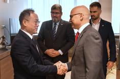 Minister Vučević Meets Newly Appointed Ambassador of China Li Ming