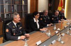 Minister Vučević Meets Chief of General Staff of the Army of North Macedonia General Gjurchinovski